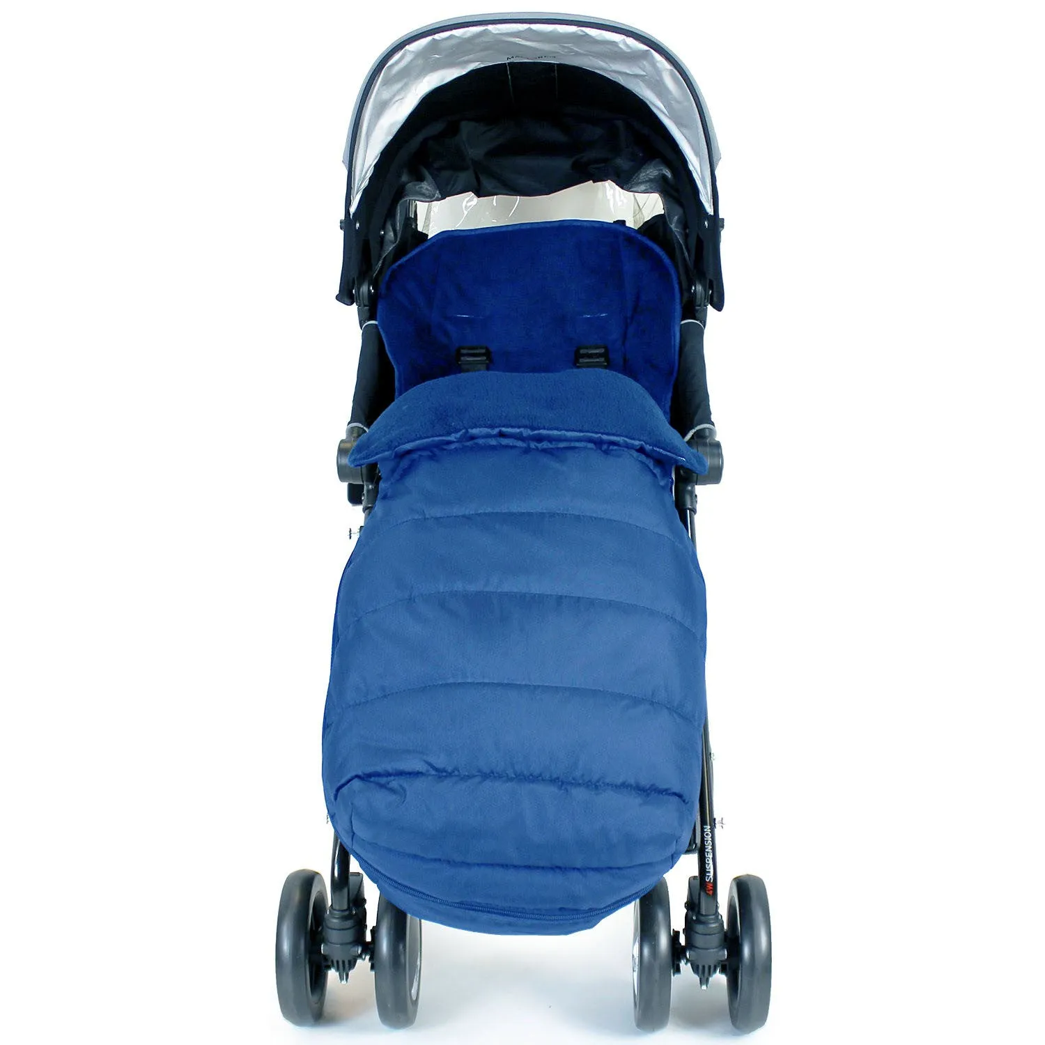 Universal Tippitoes Toto Stroller Large Luxury Foot-muff And Liner - Navy (Navy)