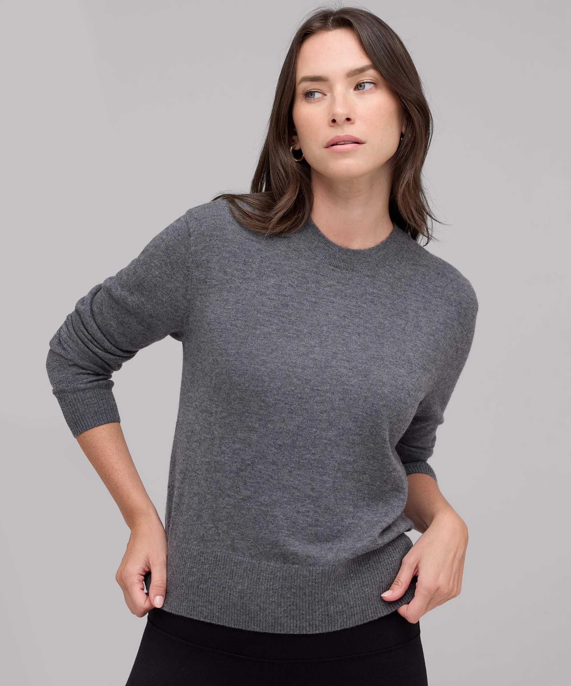 Women's Merino Cashmere Crew Sweater