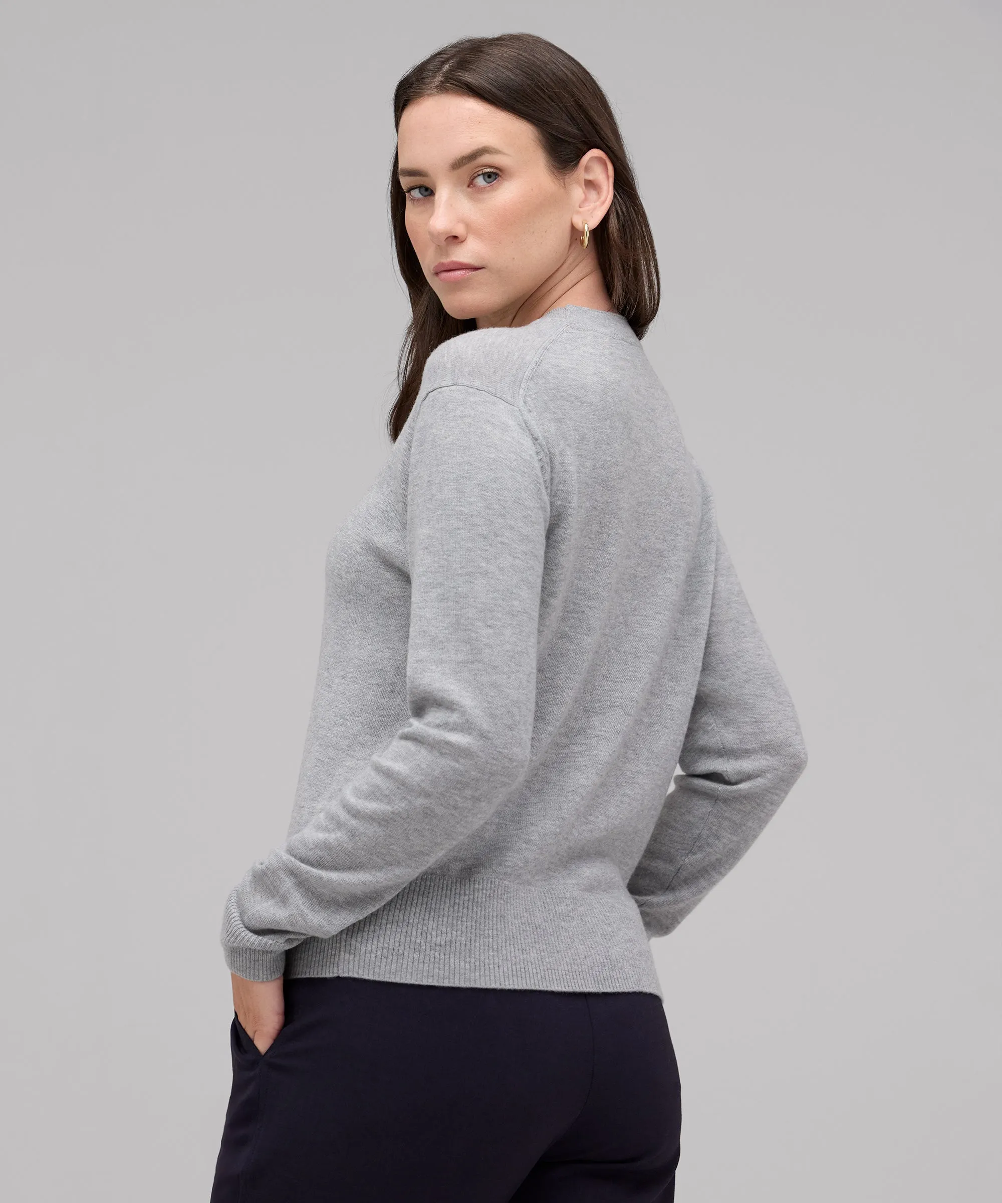 Women's Merino Cashmere Crew Sweater