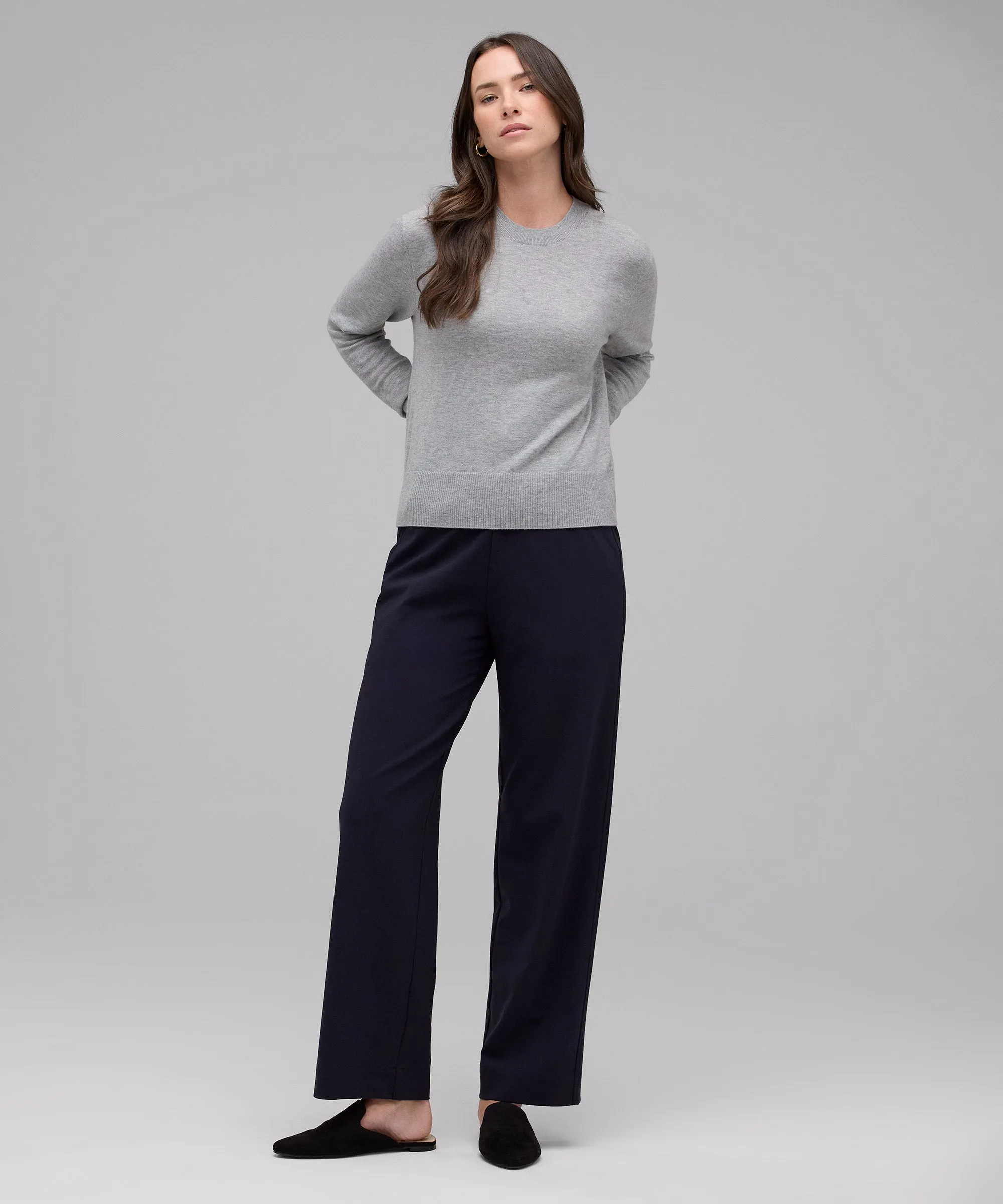 Women's Merino Cashmere Crew Sweater