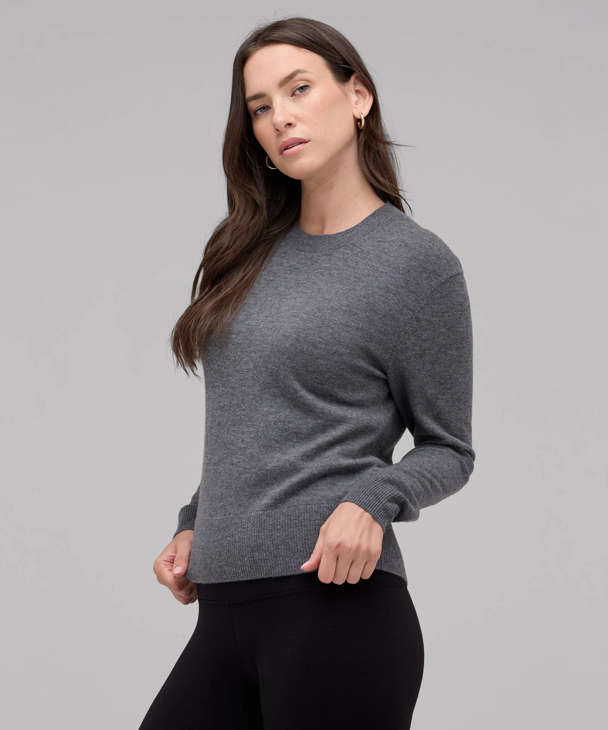 Women's Merino Cashmere Crew Sweater