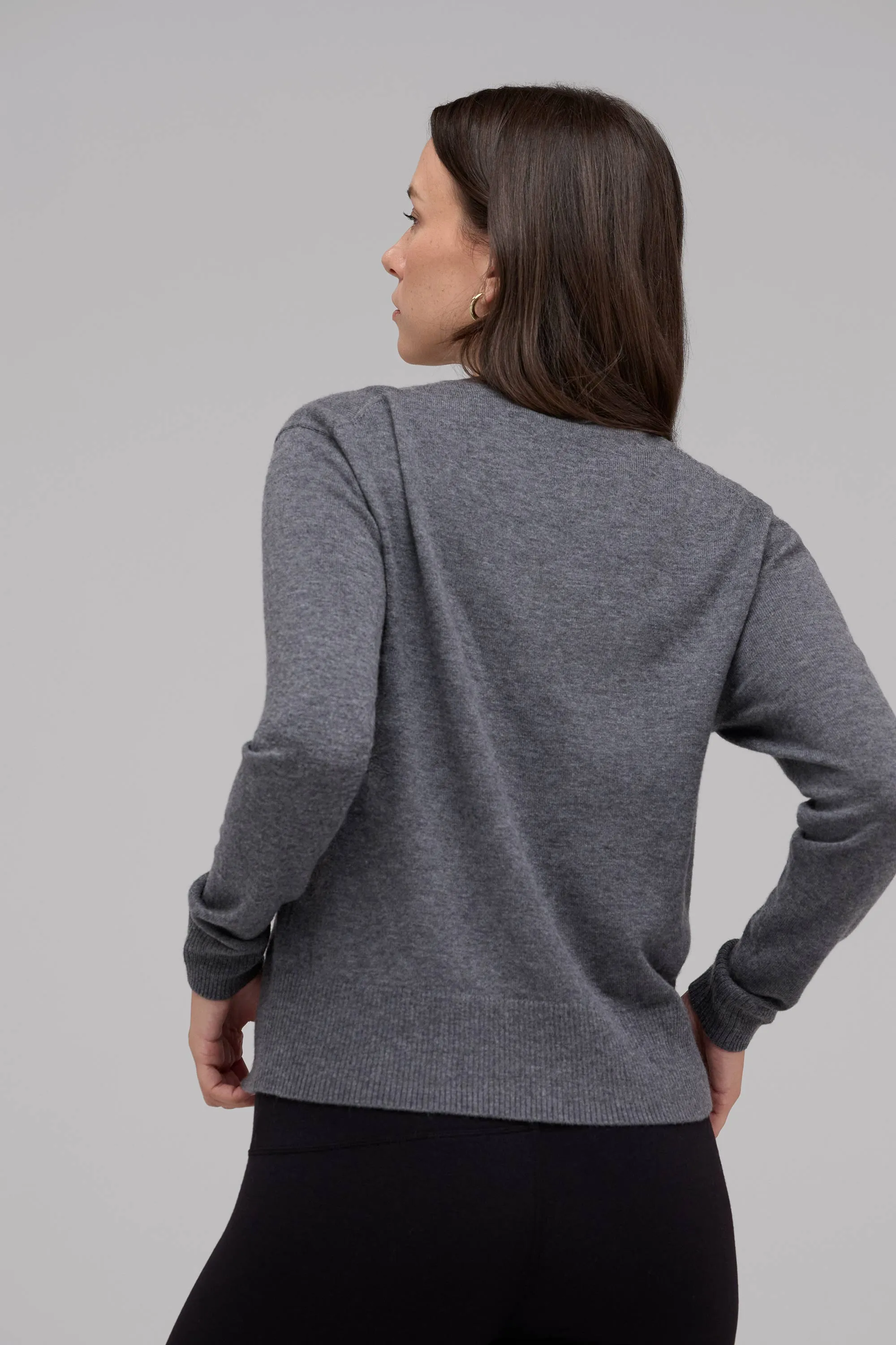 Women's Merino Cashmere Crew Sweater