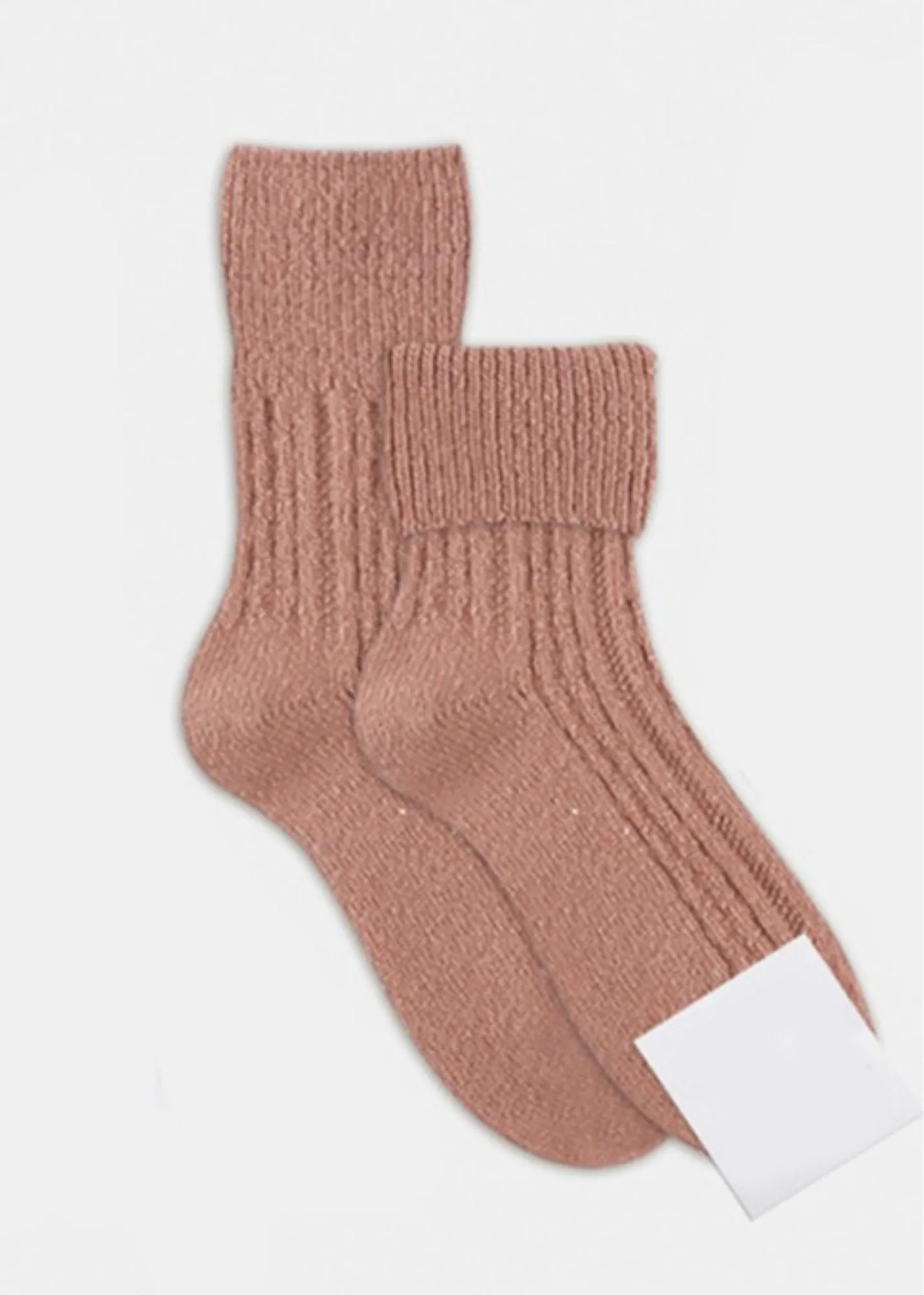 Wool Blend Crew Length Printed Socks